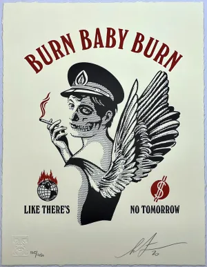Burn Baby Burn Letterpress