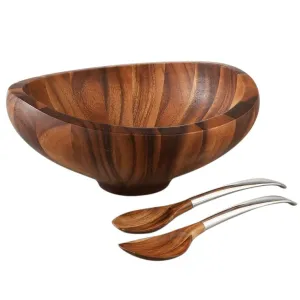 Butterfly Salad Bowl w/Servers