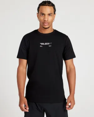 Capital Fitted Tee V2 - Black / White