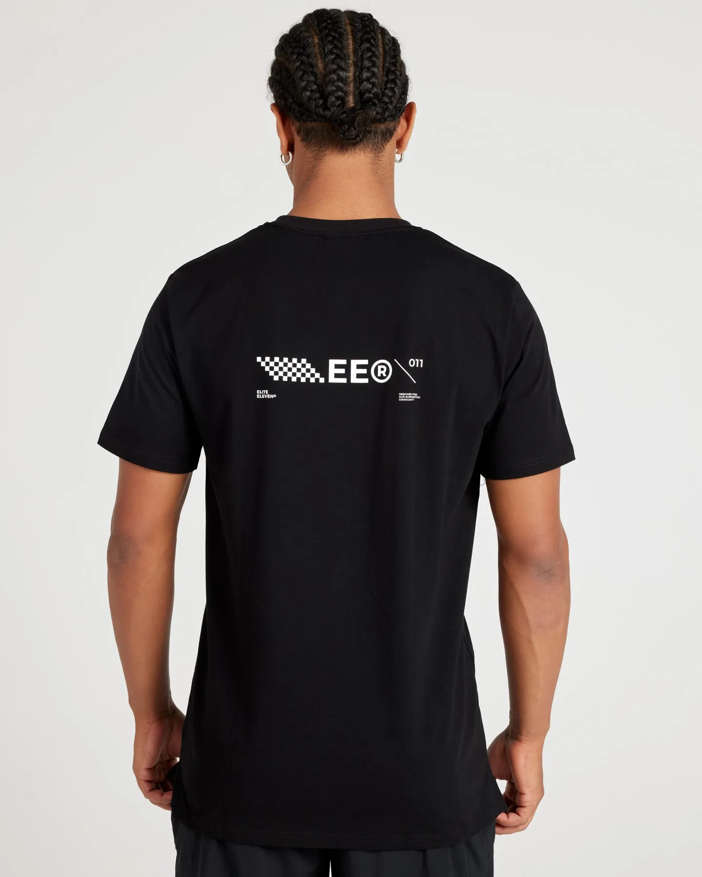 Capital Fitted Tee V2 - Black / White