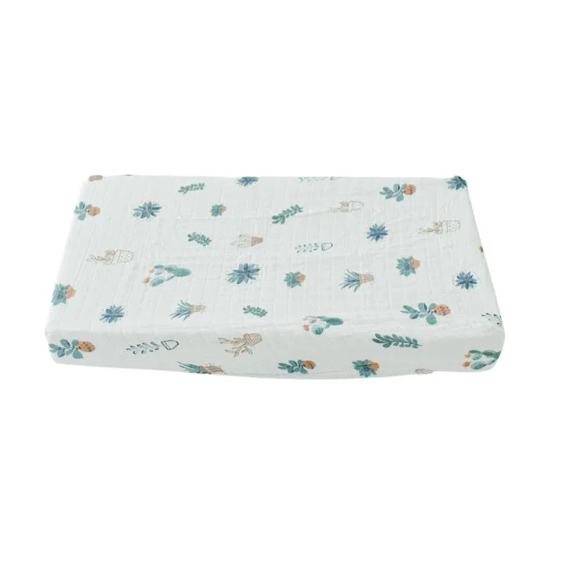 Cotton Muslin Changing Pad Cover