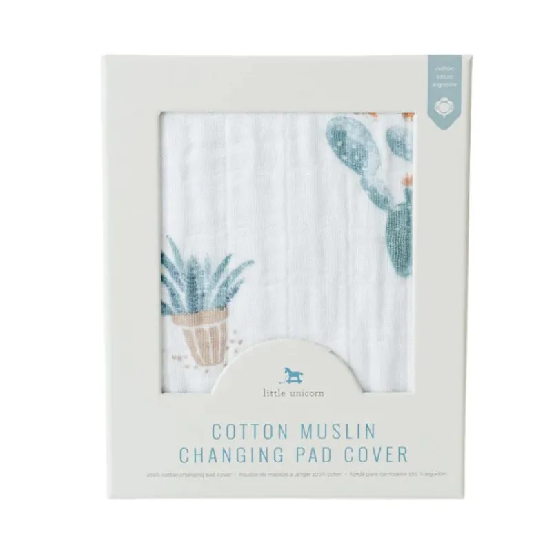 Cotton Muslin Changing Pad Cover
