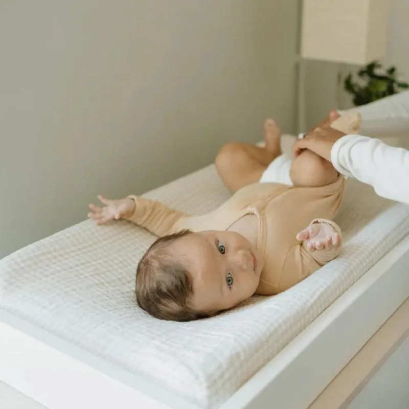 Cotton Muslin Changing Pad Cover