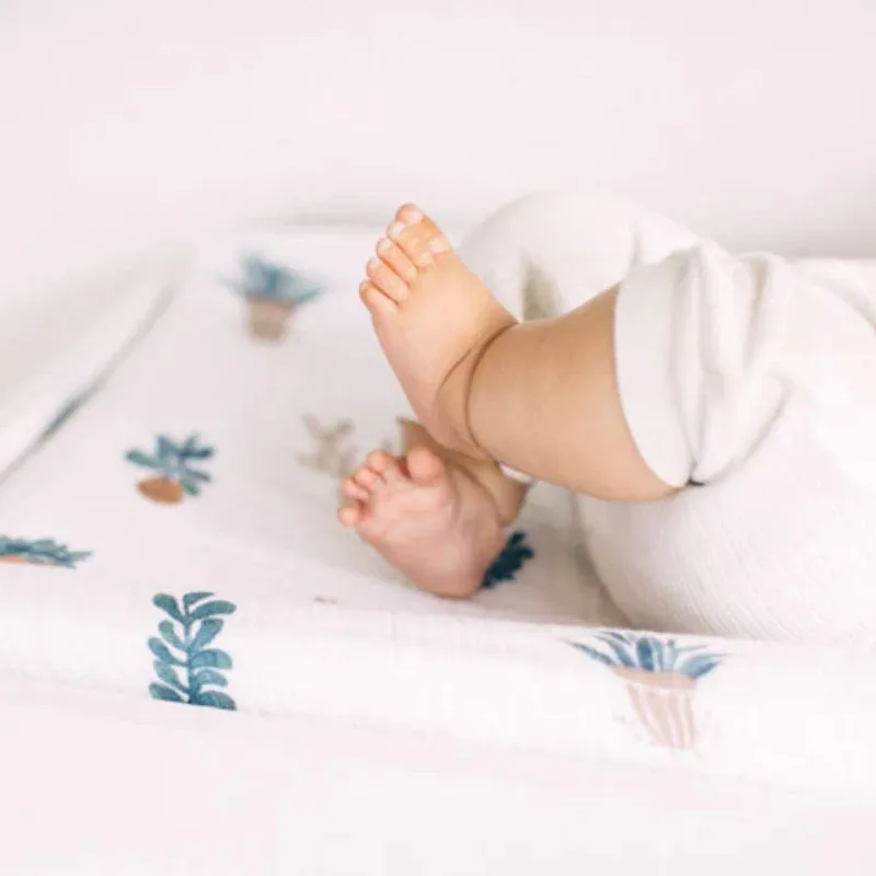 Cotton Muslin Changing Pad Cover