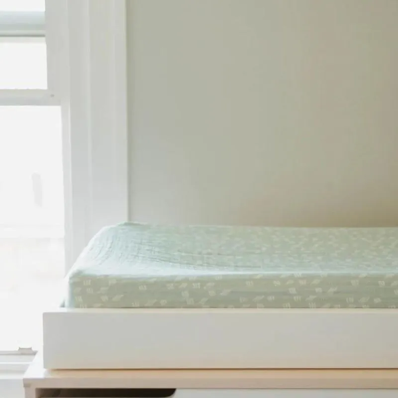 Cotton Muslin Changing Pad Cover