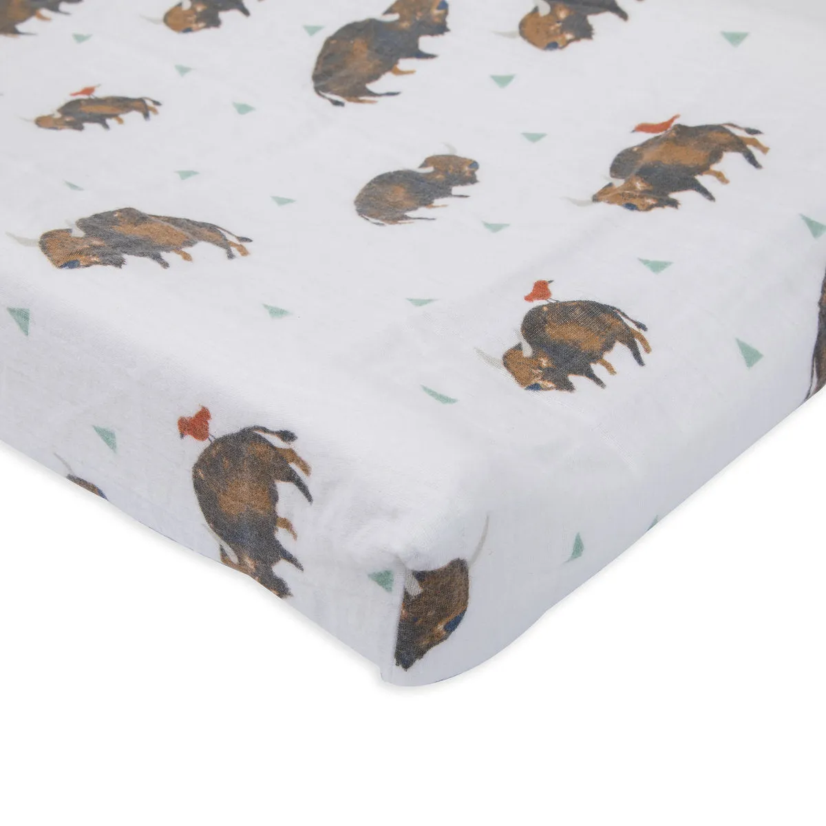 Cotton Muslin Changing Pad Cover