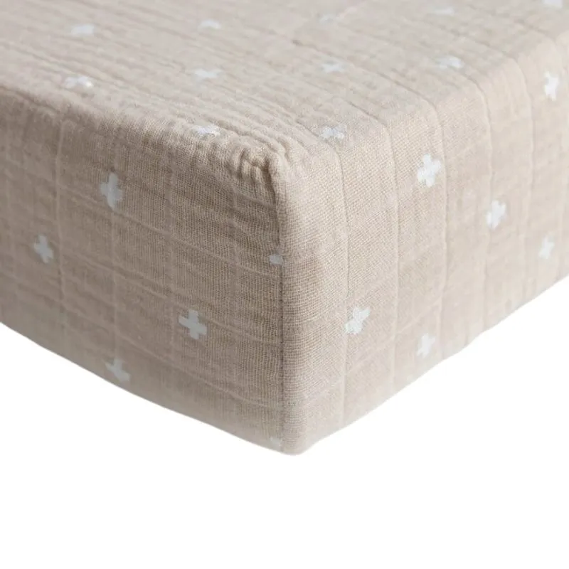 Cotton Muslin Changing Pad Cover