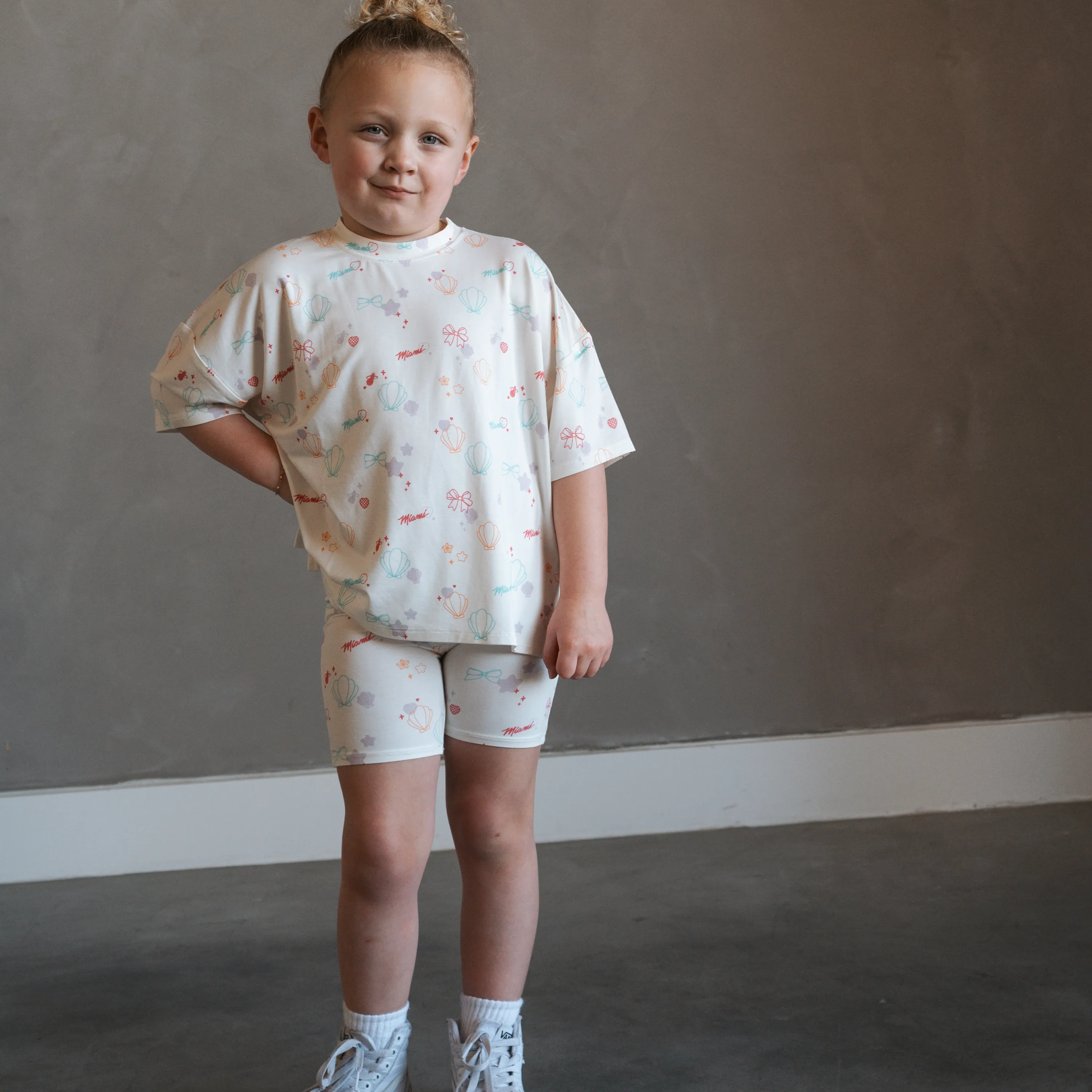 Court Culture x Everyday Leisure Neon Dreams Girl's Biker Set