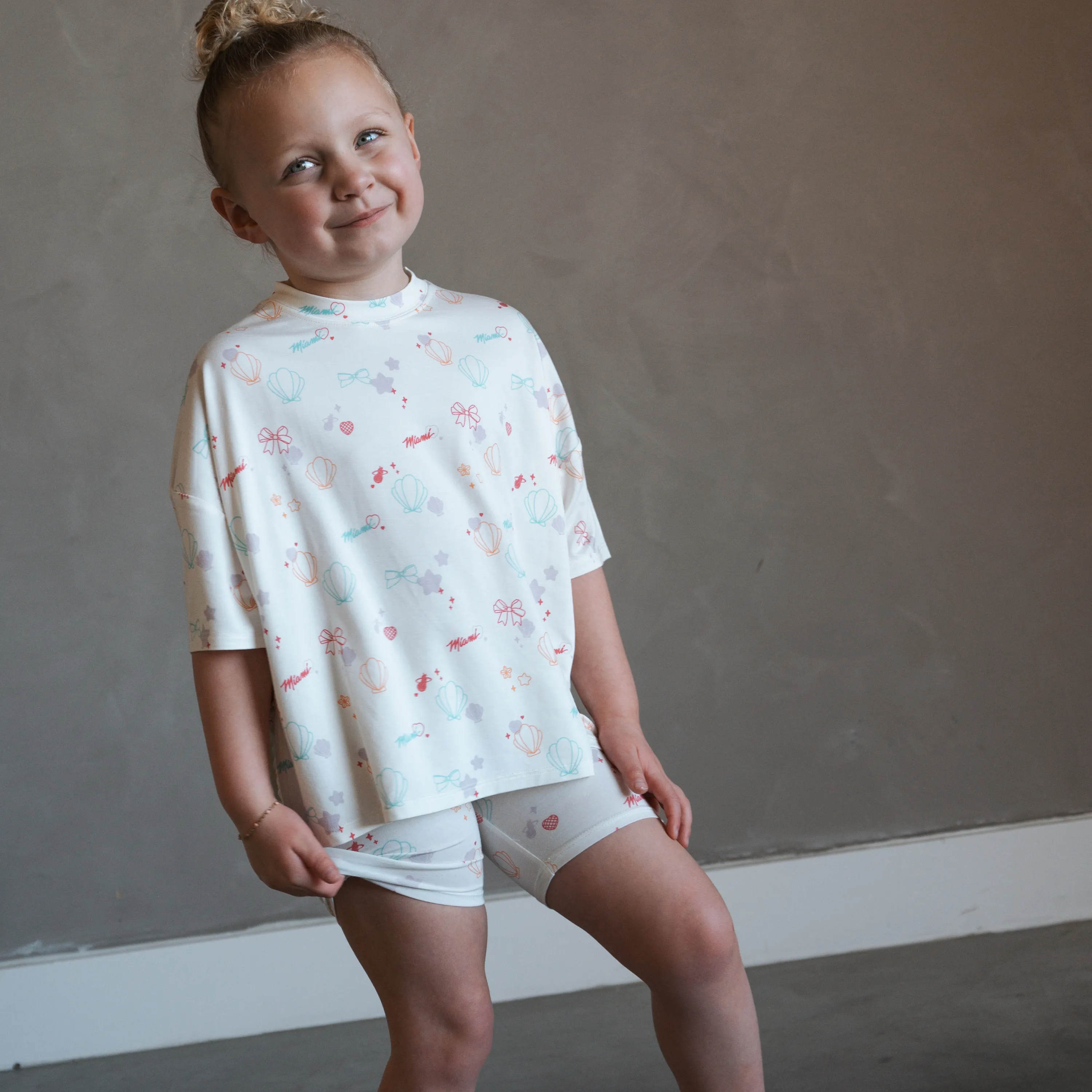Court Culture x Everyday Leisure Neon Dreams Girl's Biker Set