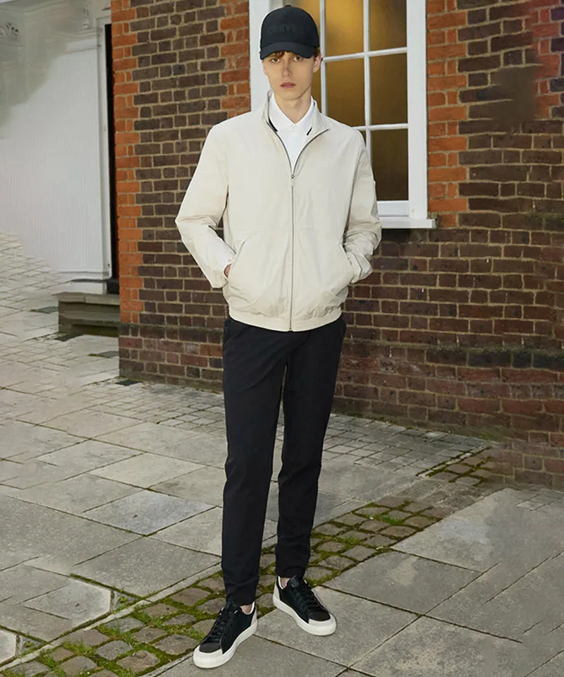 CREVE NINE: Men's Packable Swing Jacket - Ivory