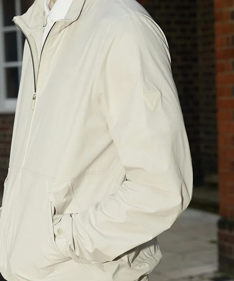 CREVE NINE: Men's Packable Swing Jacket - Ivory