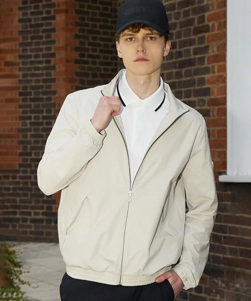 CREVE NINE: Men's Packable Swing Jacket - Ivory