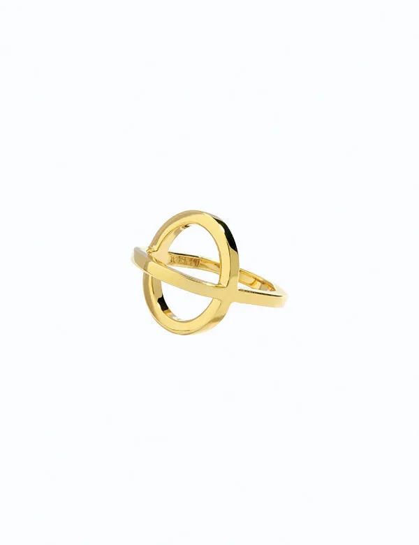 Cross Circle Ring