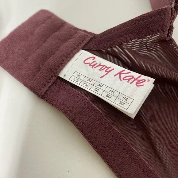 Curvy Kate Wonderfull Full Cup Bra - Auburn 30i 30DDDDDD High Impact Supportive