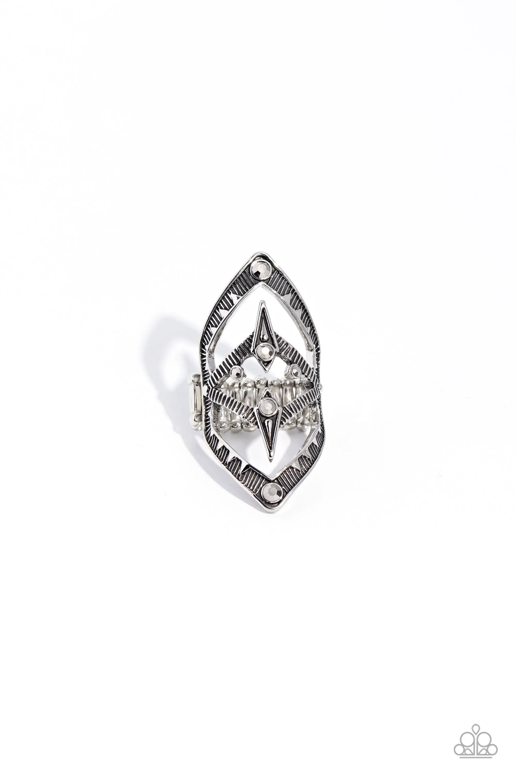 Daring Diamonds - Silver Ring