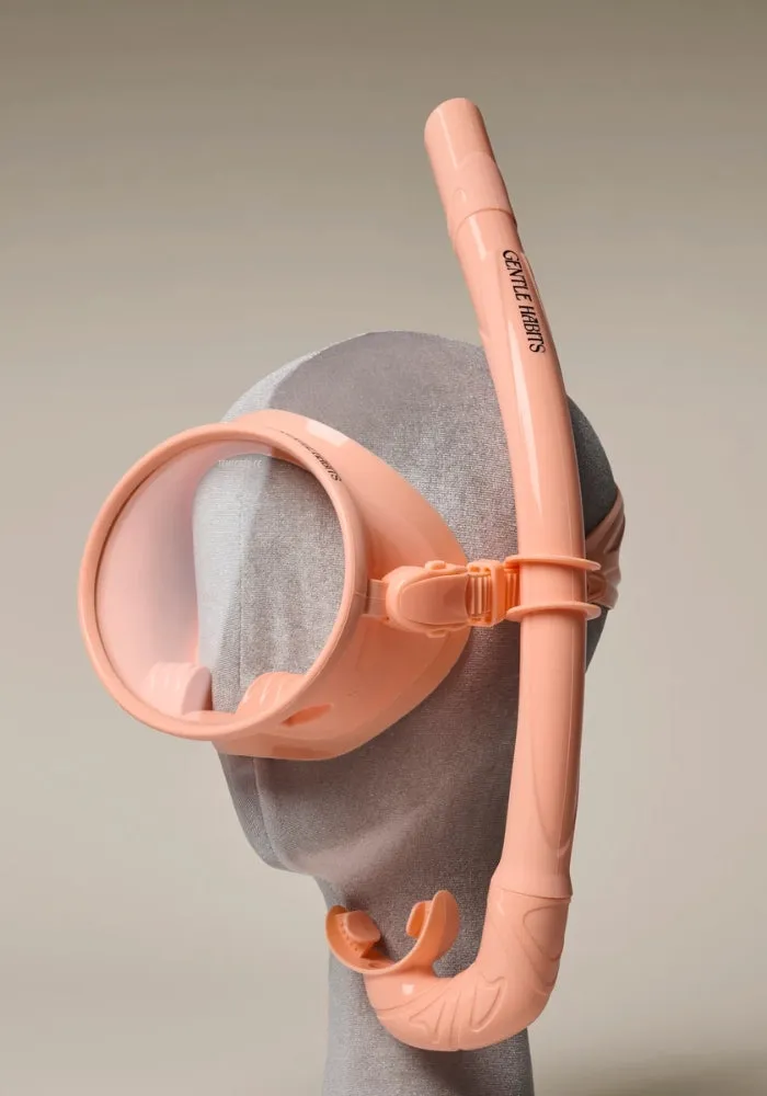 Dive Mask and Snorkel Set - Peach