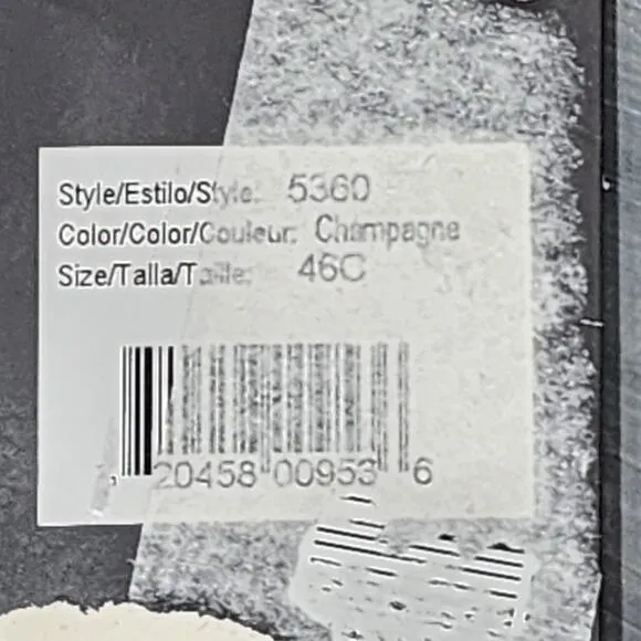 Dominique Marcelle Comfort Bra 46C Everyday Wirefree Champagne  5360
