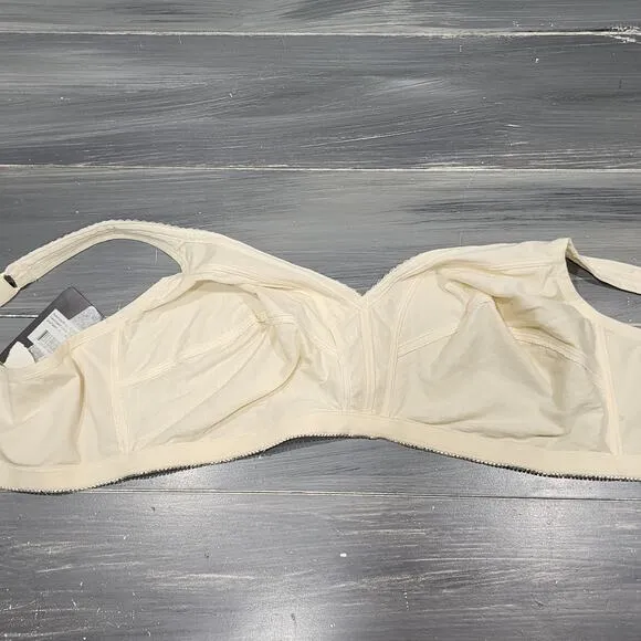 Dominique Marcelle Comfort Bra 46C Everyday Wirefree Champagne  5360