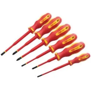 Draper 2167 Ergo Plus Slimline Vde Approved Fully Insulated Screwdrivers (6 Piece) Dr-02167