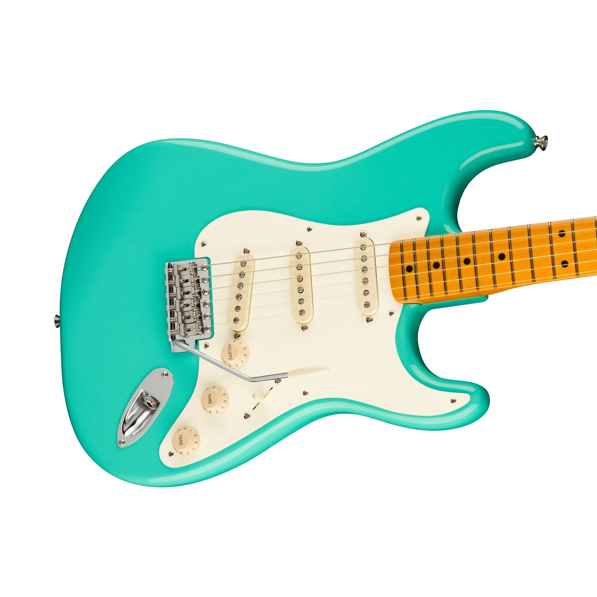 Fender American Vintage II 57 Stratocaster Electric Guitar, Maple FB, Sea Foam Green
