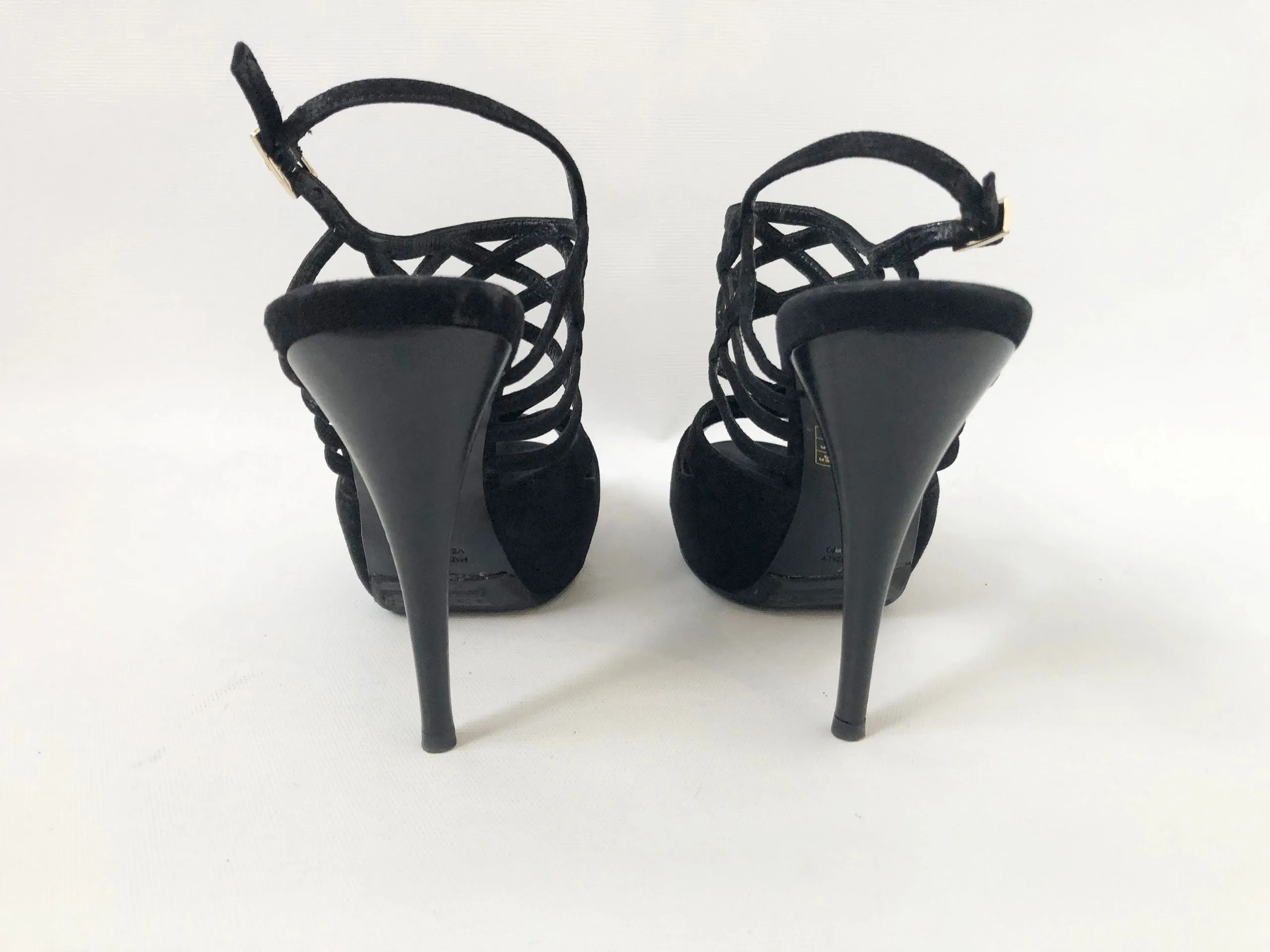 Fendi Suede Cage Sandal Size 37 It