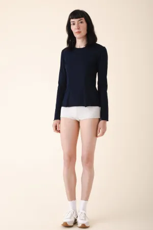 fitted boxer in heather