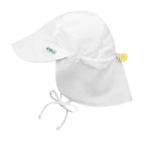 Flap sun Protection hat (White)