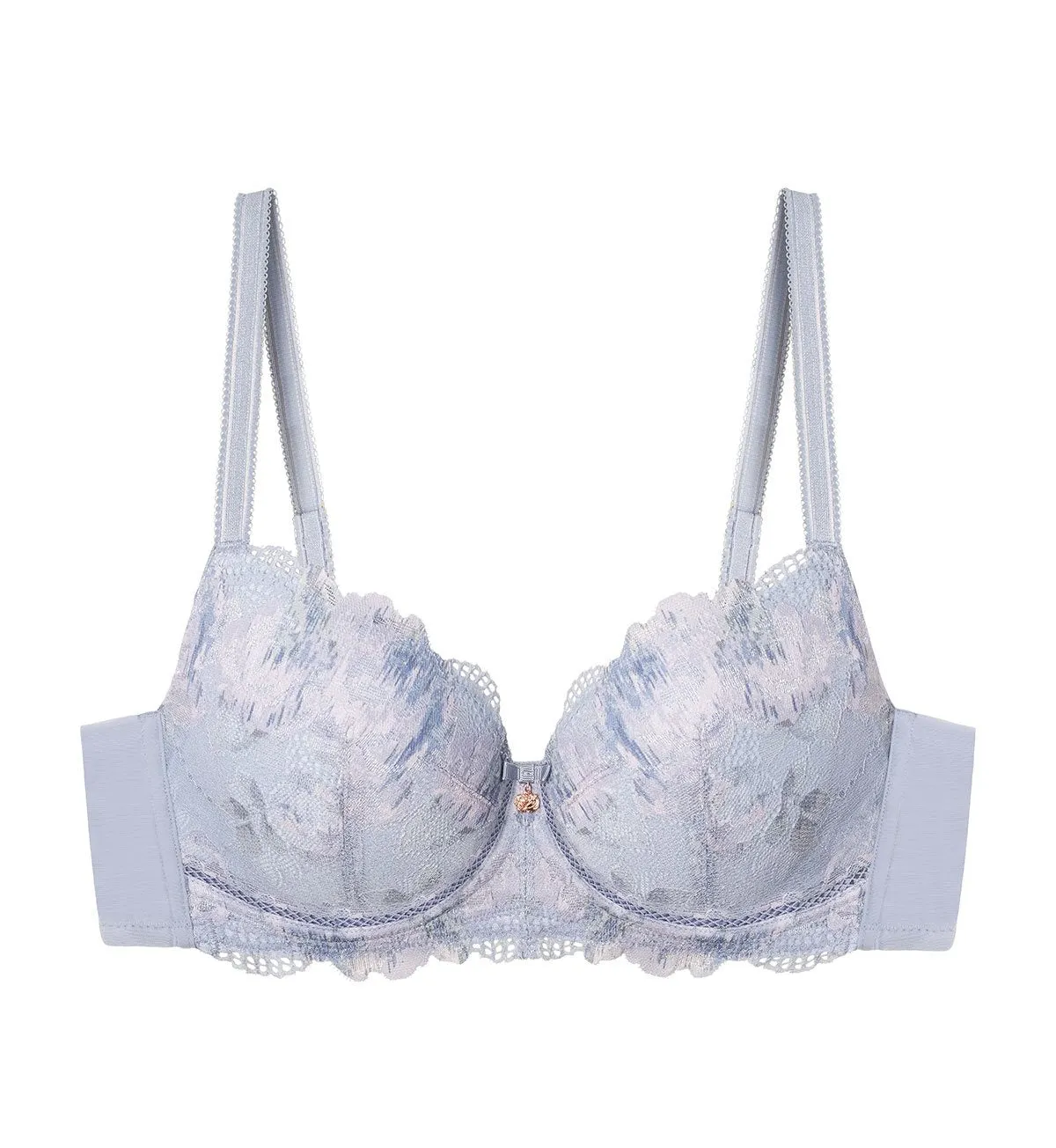 FLORALE SHADOW ROSE NON-WIRED PADDED BRA