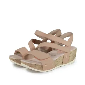 Formentera 2.0 Adjustable Straps Wedge Sandals (Nude)