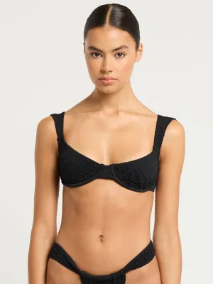 Georgia Balconette in Black Tiger
