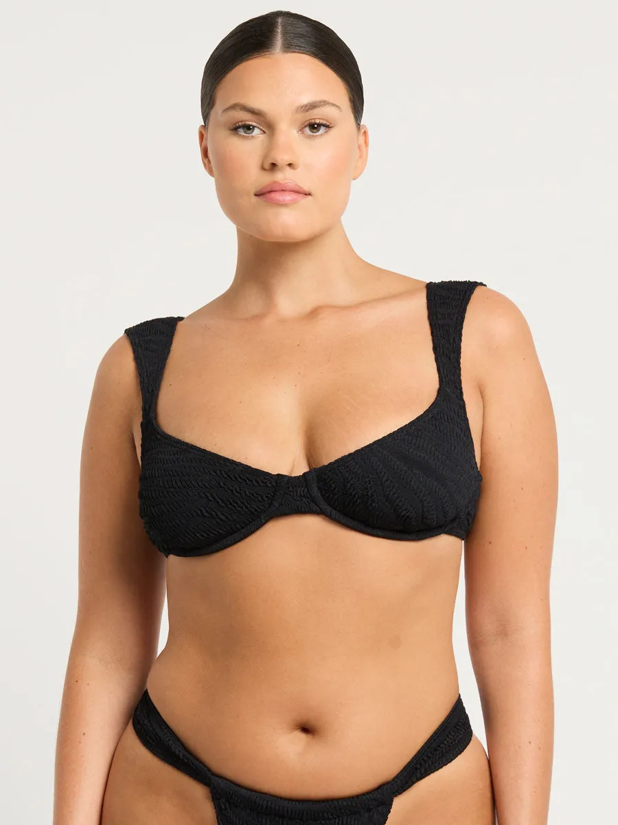 Georgia Balconette in Black Tiger