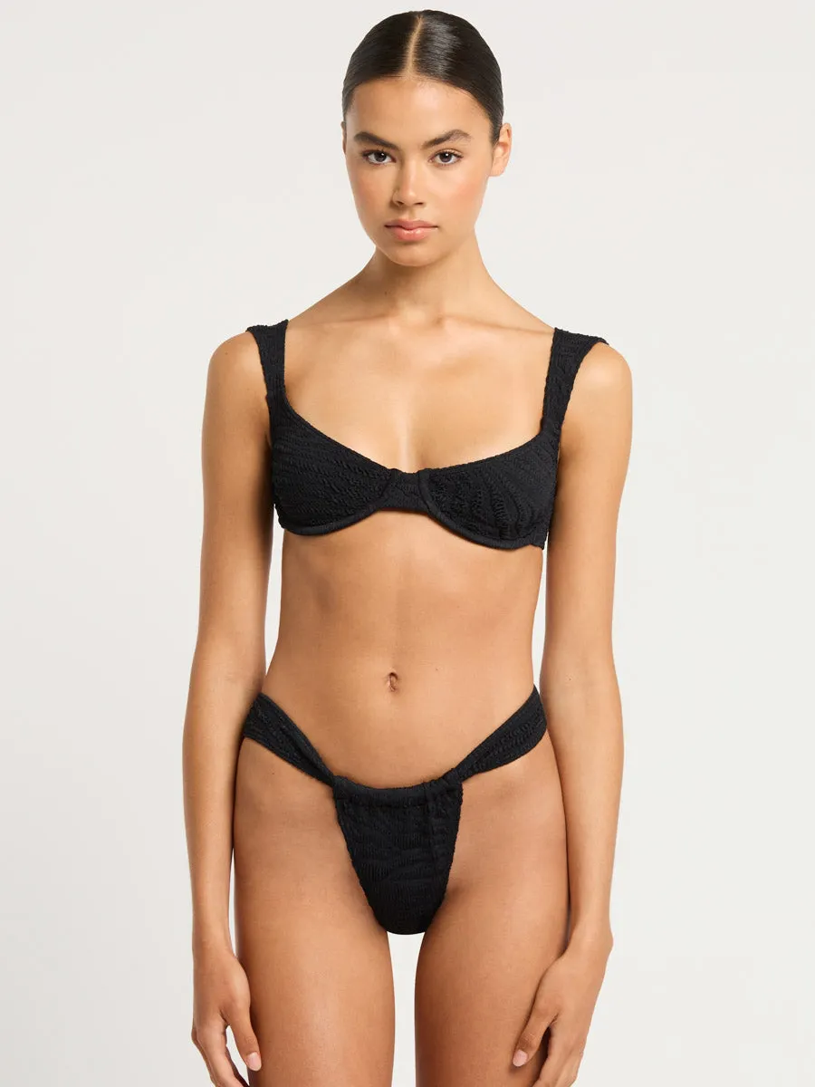 Georgia Balconette in Black Tiger