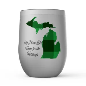 Green Buffalo Check - Wine Tumbler