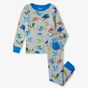 Hatley Organic Pajama Set - Dragon Realm
