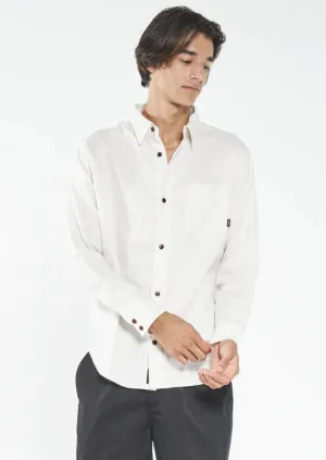Hemp Minimal Thrills Oversize Long Sleeve Shirt Unbleached