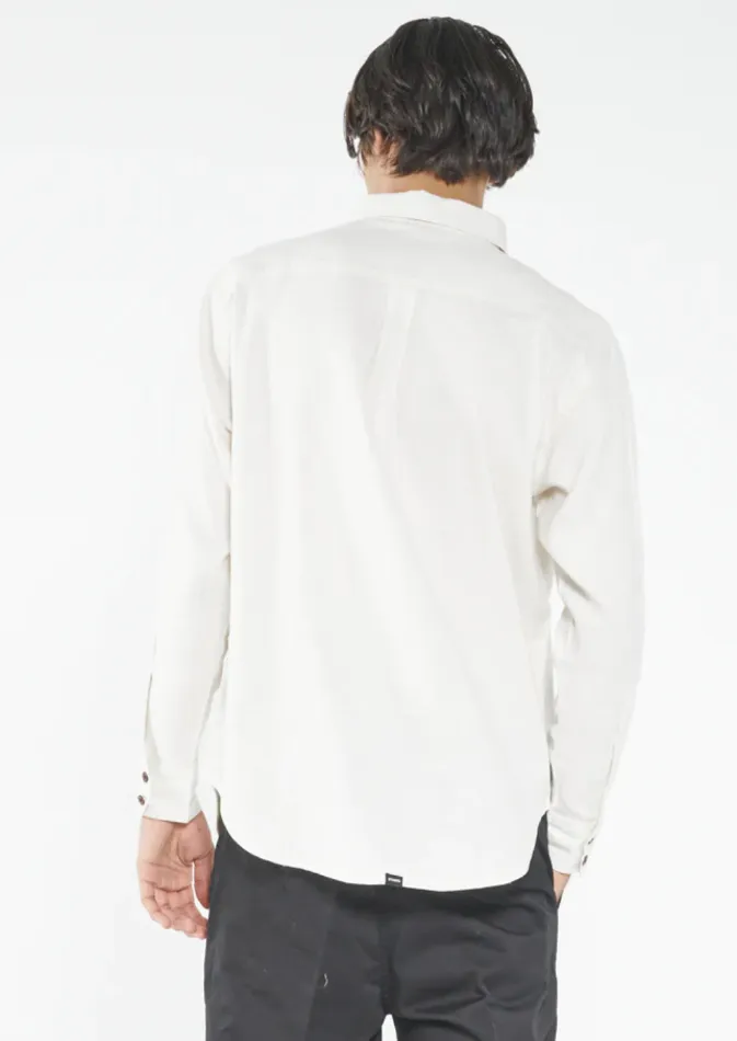 Hemp Minimal Thrills Oversize Long Sleeve Shirt Unbleached
