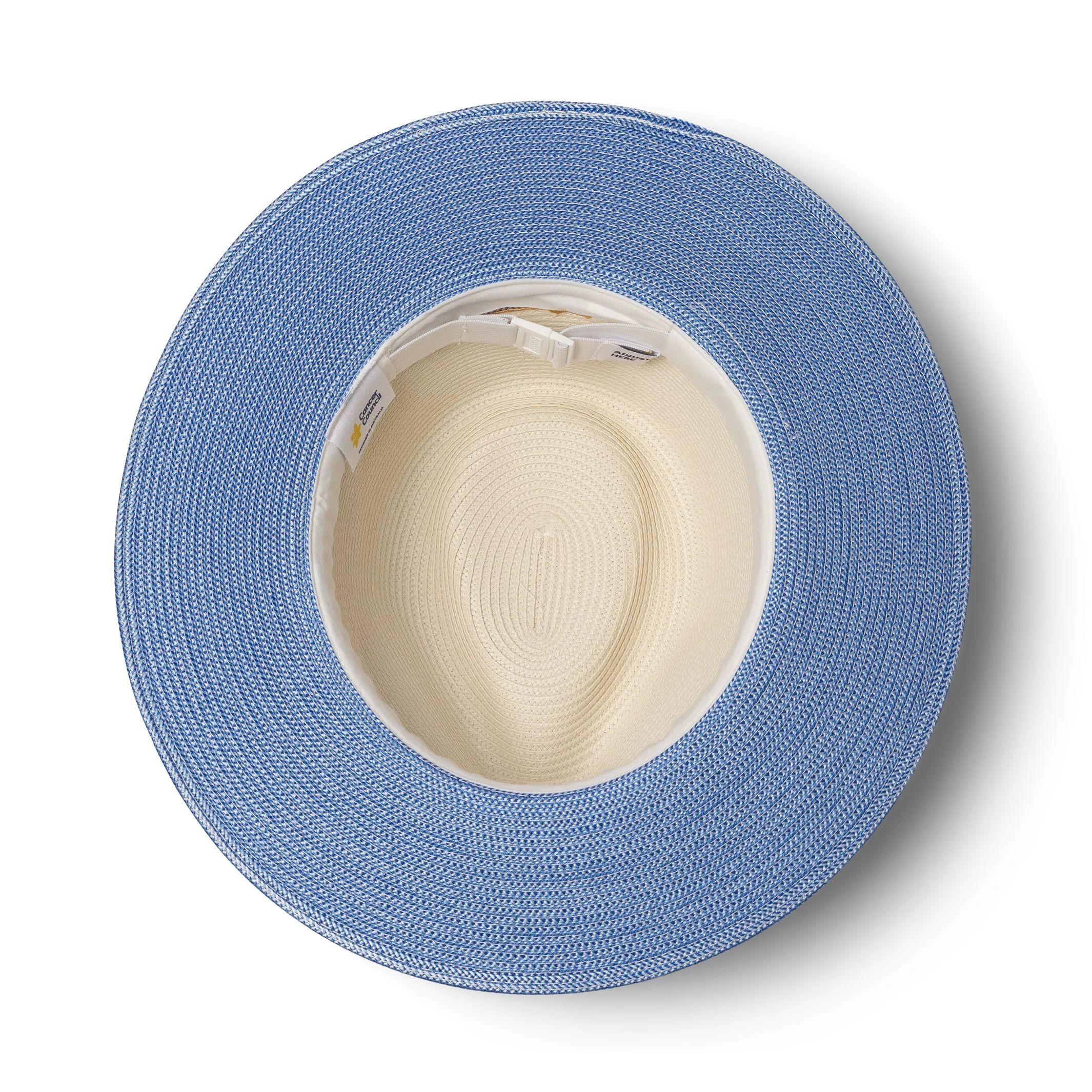 Heritage Town & Country Hat - Ivory/Ice Blue
