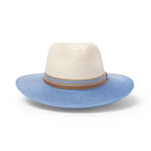 Heritage Town & Country Hat - Ivory/Ice Blue