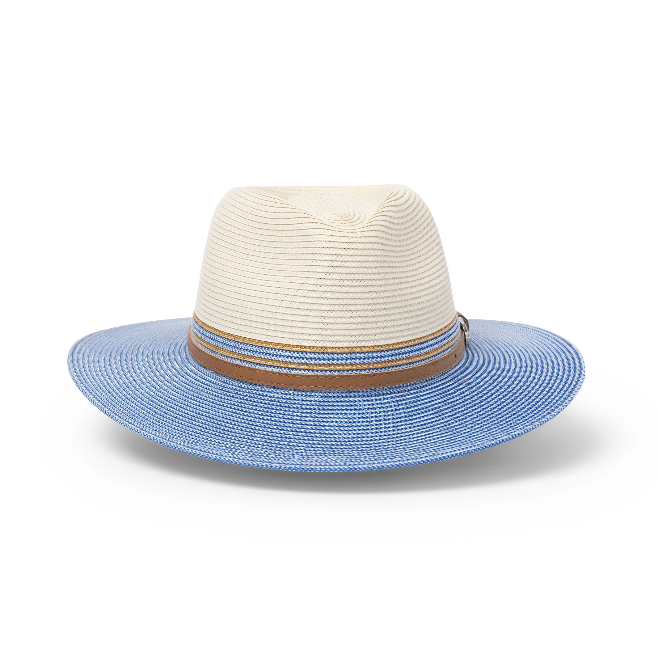Heritage Town & Country Hat - Ivory/Ice Blue