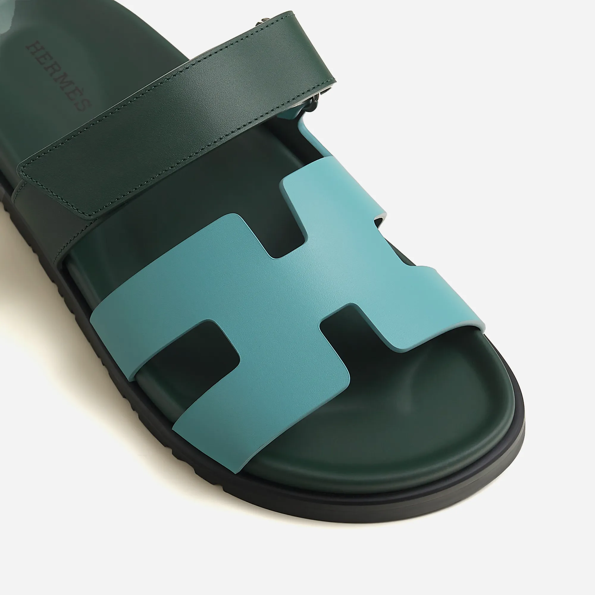 Hermes Chypre Sandal Bleu Citadin Vert Bouteille