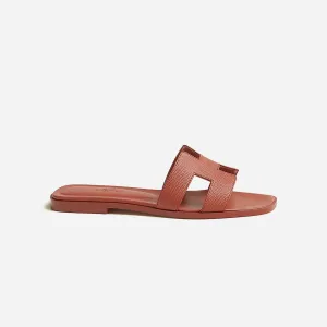Hermes Oran sandal Orange Canyon