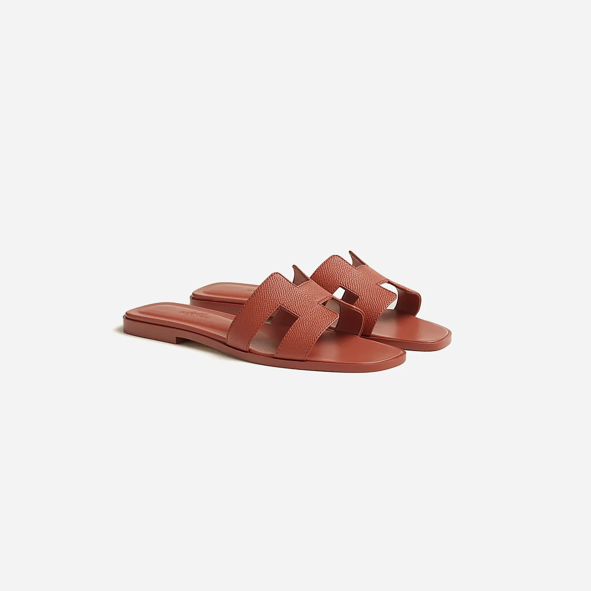 Hermes Oran sandal Orange Canyon