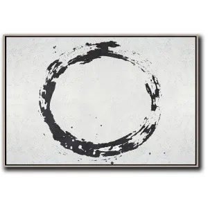 Horizontal Minimalist Circle Art MN19C
