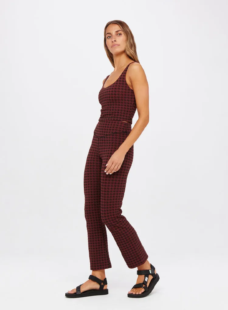 HOUNDSTOOTH TESS CROP
