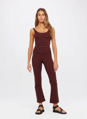 HOUNDSTOOTH TESS CROP