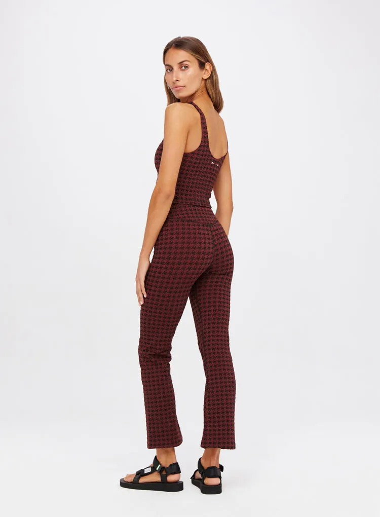 HOUNDSTOOTH TESS CROP