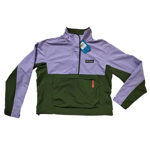 🔥HP🔥New Columbia women deschutes valley green purple active packable Jacket M
