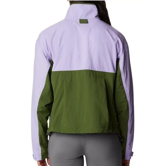 🔥HP🔥New Columbia women deschutes valley green purple active packable Jacket M