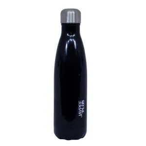 Jaypee Plus Alpha 750 Stainless Steel Water Bottle, 750 ml, Black
