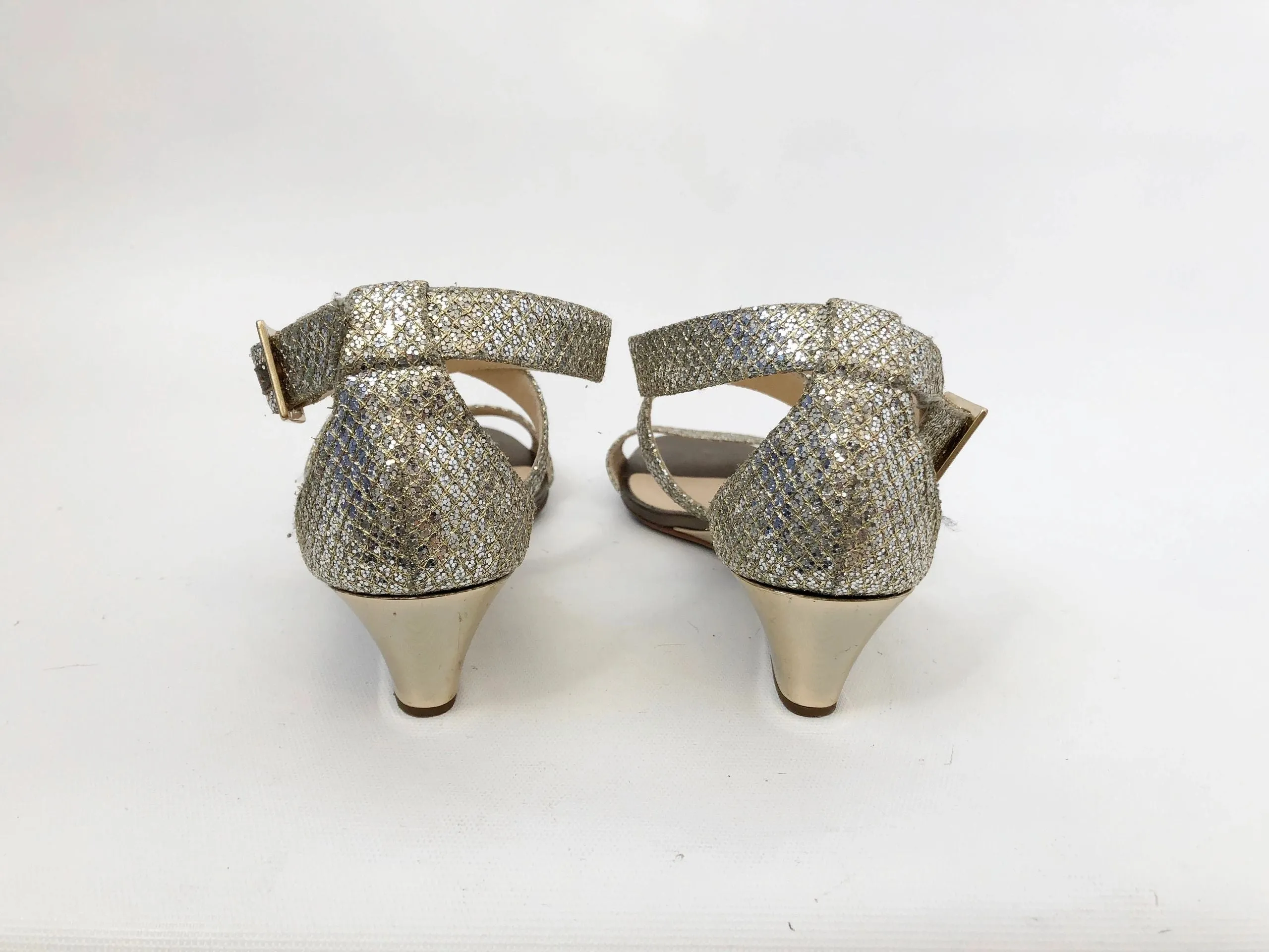 Jimmy Choo Sparkle Sandal Size 38 It (8 Us)